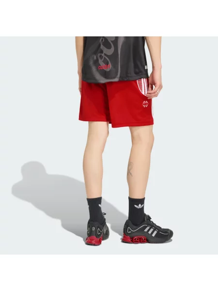 ADIDAS ORIGINALS Kalhoty Coca Cola / bílá červená