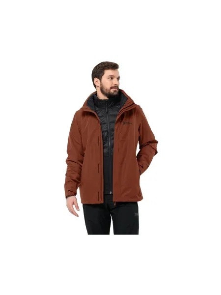 Geacă Jack Wolfskin maro