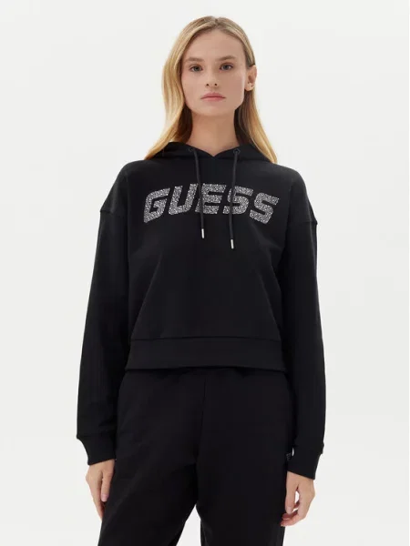 Guess Bluza czarny