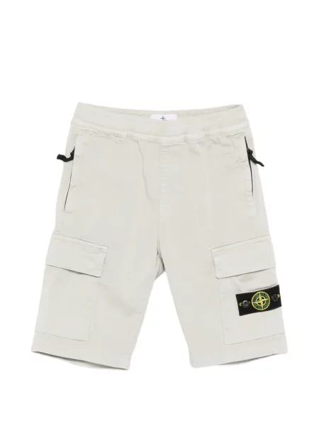 Szorty cargo dziecięce Stone Island szare