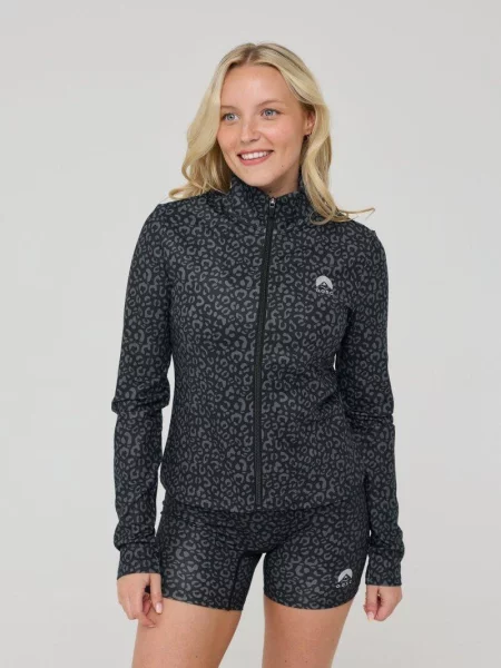 Kurtka Infinite Cropped Zipped – panterka czarna