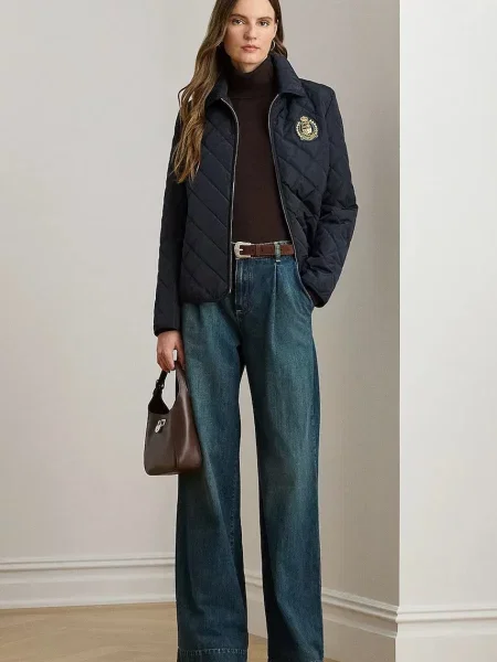 Куртка Lauren Ralph Lauren перехідна синій