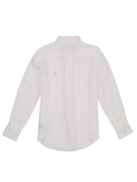 Cămașă copii Polo Ralph Lauren alb