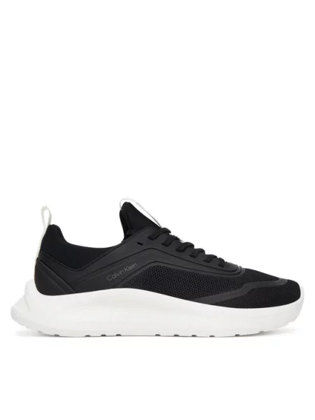 Calvin Klein Сникърси Light Eva Run Sock Mesh Lycra черен