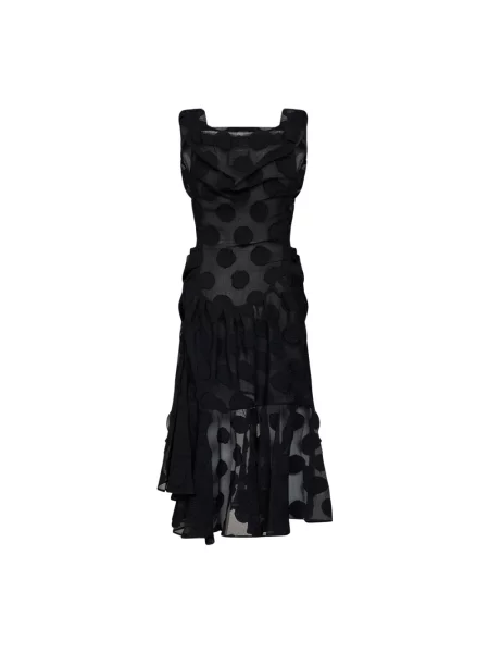 Sukienka Vivienne Westwood z falbankami czarna