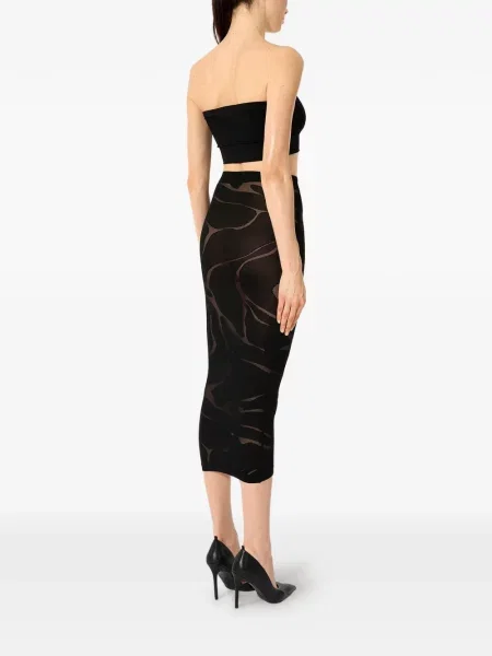 Fustă midi Wolford negru