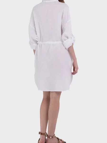 Льняное платье Replay белое