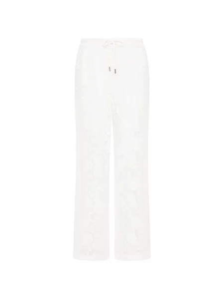 Șnur de strângere pantaloni The Upside din dantelă alb