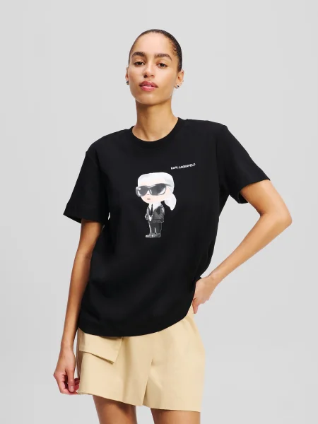 Karl Lagerfeld Tričko / biela čierna