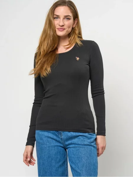 U.S. POLO ASSN. Tricou negru