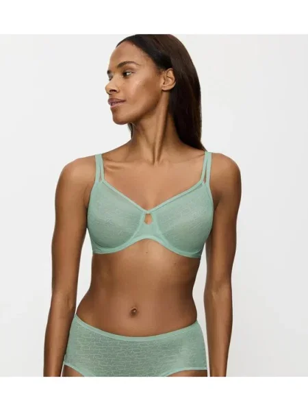 Triumph Сутиен с банели Signature Sheer зелен