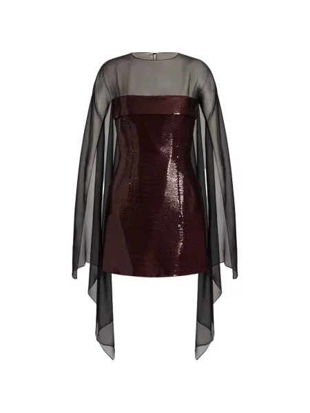 Rochie mini Alberta Ferretti cu paiete negru
