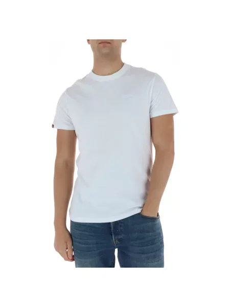 Tricou Superdry cu mânecă scurtă alb