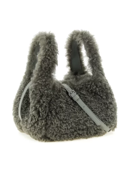 Torebka Stella Mccartney z logo szara