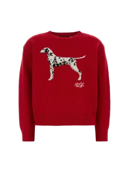 Sweter Ralph Lauren czerwony