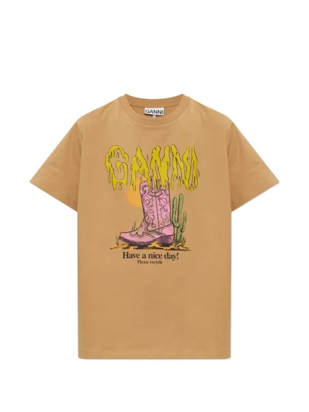 Tricou Ganni cu imagine