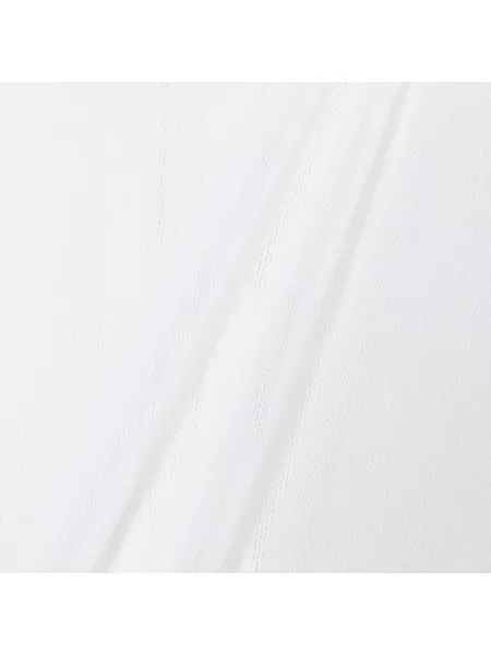 Lacoste Elastyczna Koszulka Polo Tenisowa Bez Z Dwóch Tkanin Rękawów biała