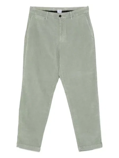 Pantaloni chino C.p. Company de catifea cord verde