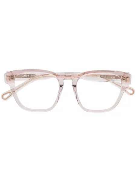 Ochelari de soare Chloé Eyewear cu autograf roz