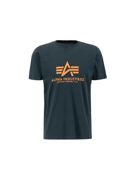 ALPHA INDUSTRIES Tricou închis verde