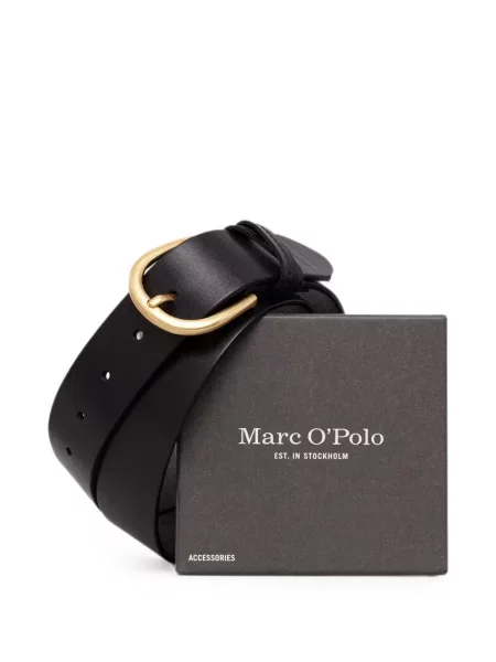 Cu centură curea Marc O'polo din piele cu cataramă negru