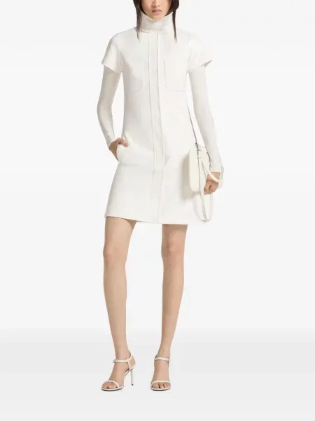 Scurt rochie mini Courreges alb