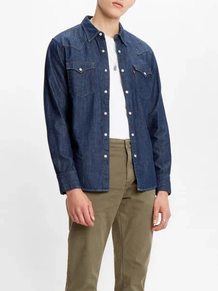 Levi's® Košile Barstow Western Standard Tmavomodrá modrá