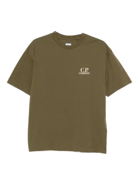 Tricou C.p. Company cu imagine verde