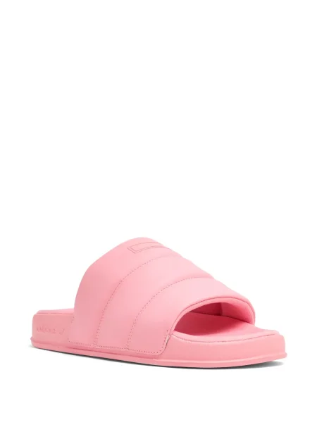 Велурени чехли Adidas розово