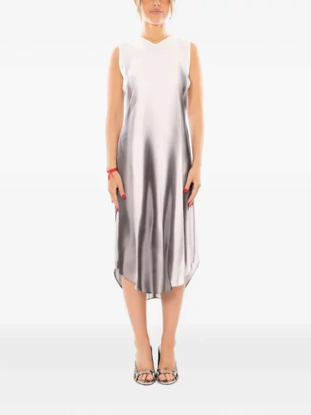 Rochie midi Diesel cu imagine alb