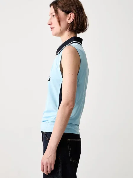 Martine Rose Shrunken Stretch Football τοπ γυναικείο μπλε