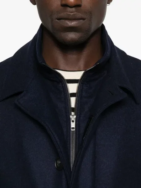 Palton Fay de lână albastru