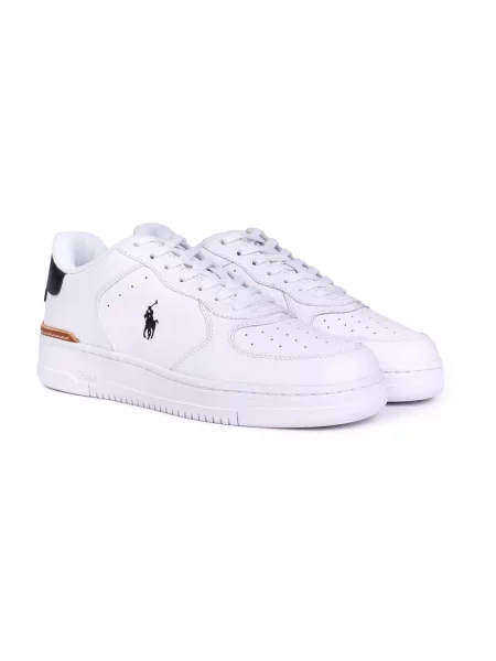 Sneakersy Polo Ralph Lauren skórzane białe