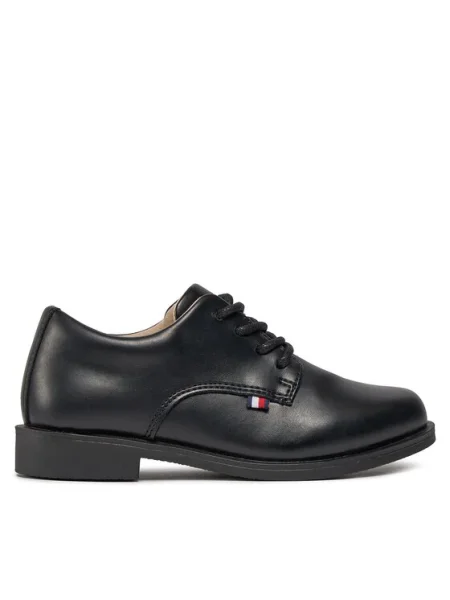 Tommy Hilfiger Pantofi Low Cut Lace Up Shoe negru