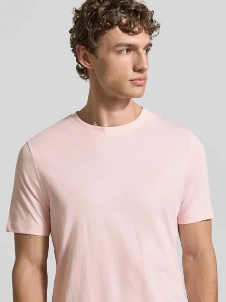 T-shirt o kroju regular fit z czystej bawełny S.oliver Red Label różowa
