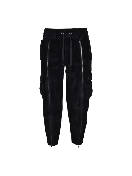 Spodnie cargo Dolce And Gabbana czarne
