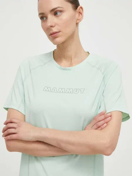 Mammut sportos póló Selun FL Logo zöld