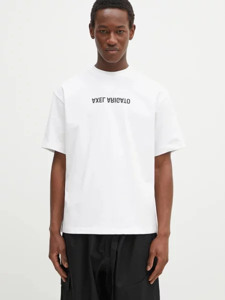 Μπλουζάκι Axel Arigato Washed T-Shirt ανδρικό άσπρο λευκό