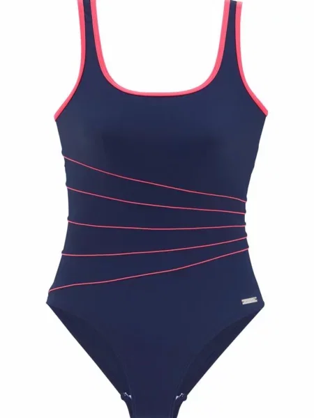 LASCANA Costum de baie modelator / roz albastru