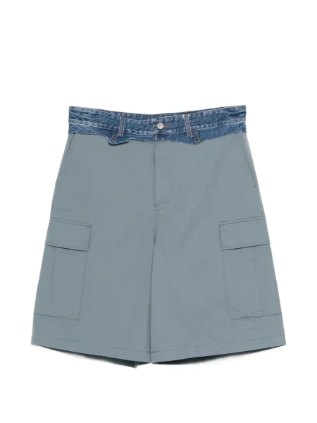 Pantaloni scurți din denim Mm6 Maison Margiela albastru