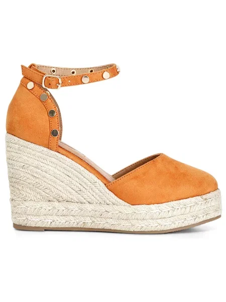 Espadrilky Cafènoir oranžová