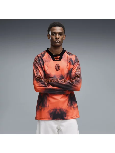 PUMA luźna koszulka AC Milan KING z długim rękawem Akcesoria S czerwony