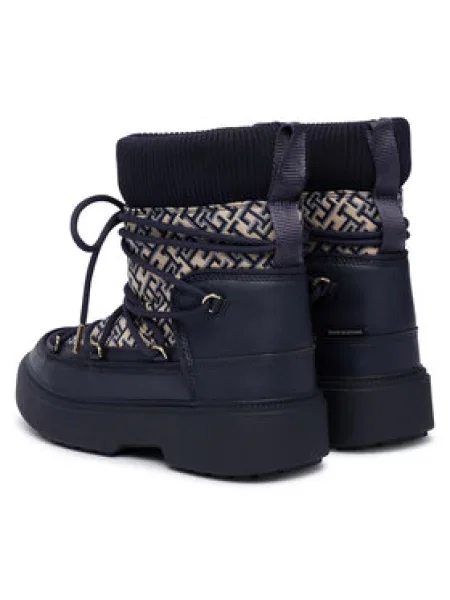 Čizme za snijeg Tommy Hilfiger Monogram Water Resist Snow Boot Tamnoplava