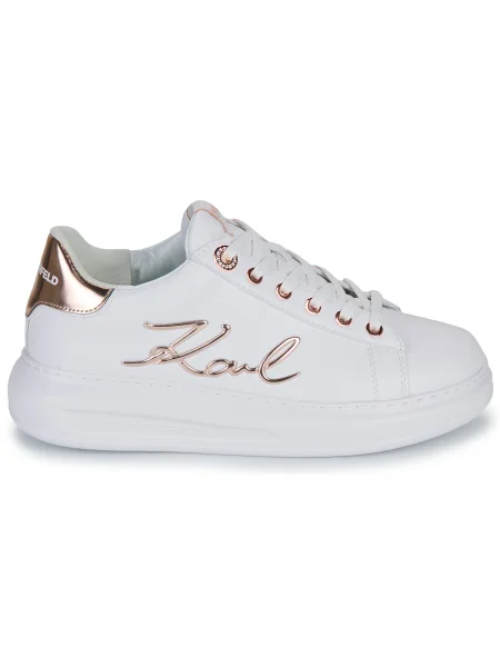 Pantofi Karl Lagerfeld din dantelă alb