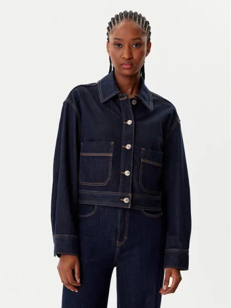 Morgan Jeans jakna Mornarsko modra