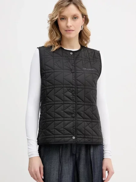 Karl Lagerfeld bezrękawnik K QUILT czarna