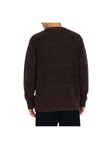 Sweter Obey brązowy