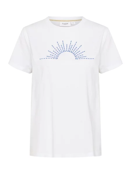 SAINT TROPEZ Tricou SZKanva albastru alb