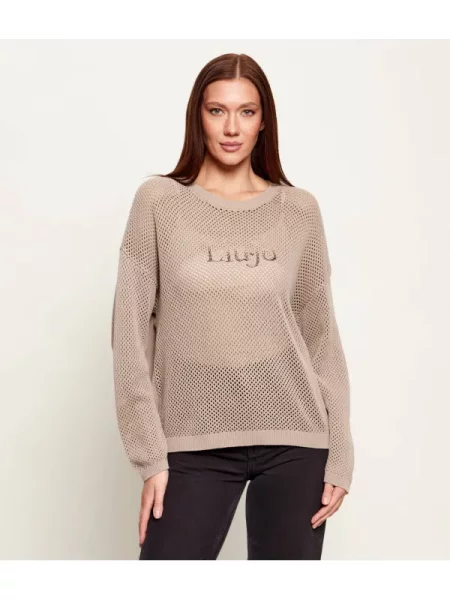 Liu Jo Sport Pulover | Relaxed fit bej