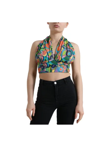 Top Dolce And Gabbana z dekoltem halter